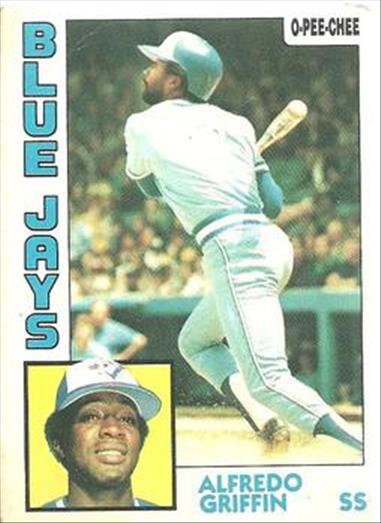 1984 O-Pee-Chee Baseball Cards 076      Alfredo Griffin